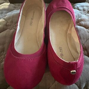 Womens Bandolino Edition Ballet Flats - Wine Mutli